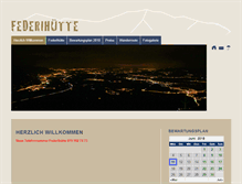 Tablet Screenshot of federihuette.ch